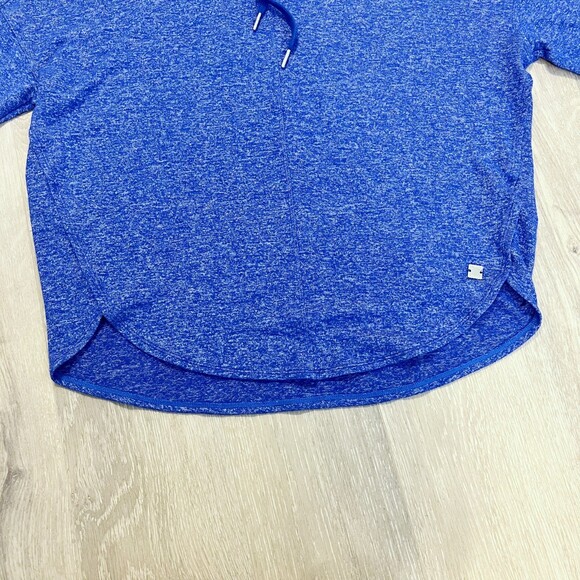 Calvin Klein Performance Blue Quarter Sleeve Hooded Pull Over Extra Small - Picture 4 of 5
